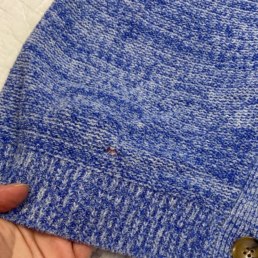 Ann Taylor Knit Tortoise Shell Buttoned Cardigan … - image 6